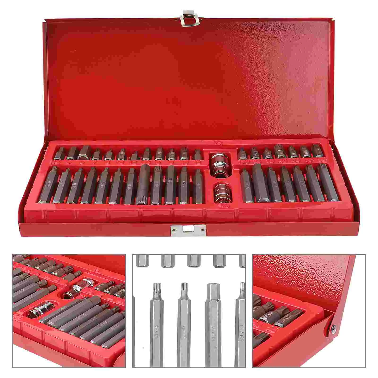 

40 Pcs First Batch Socket Combination Car Kit Long Arm Repairing Sleeve 6150 Chrome Vanadium Steel Hexagon Wrench Outlet
