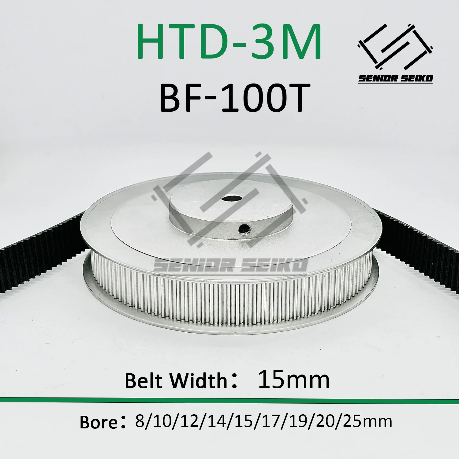 Комплект HTD3M 100 зубьев 50T комплект ремней зубчатого шкива ширина ремня 15 мм