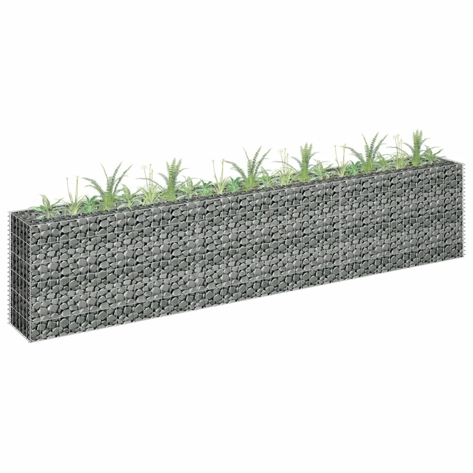 

Gabion Raised Bed Galvanized Steel 106.3"x11.8"x23.6"