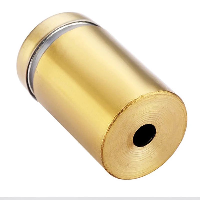 

10PCs Stainless Steel Advertising Nail Black Brushed Golden Acrylic Decorative Nail Glass Screw Mirror Nail Porcelain White Nail