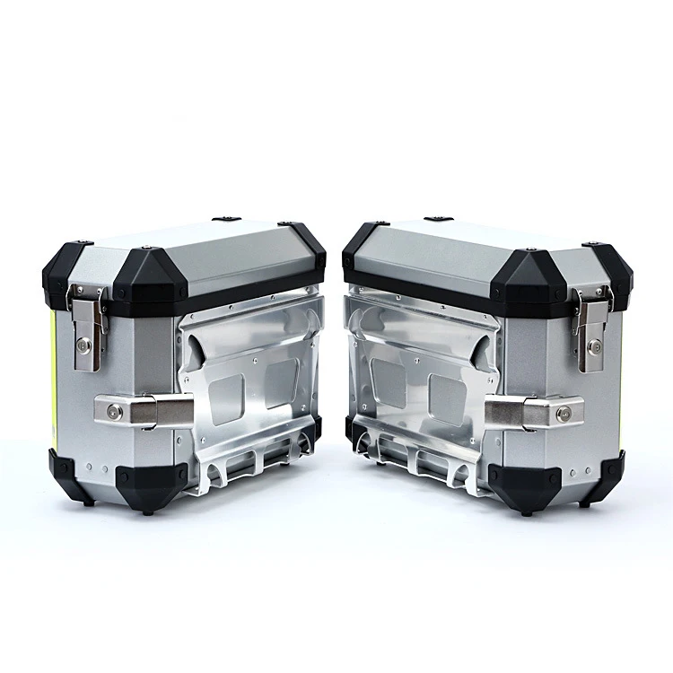 

24 Motorcycle Box Aluminium alloy Outback Monokey Trekker Cargo Tail Box For honda suzuki Kawasaki Motorbike Side box