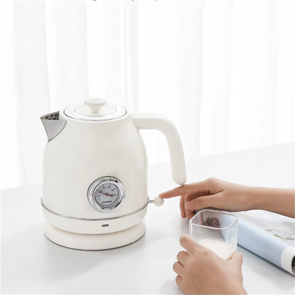 

MIJIA Qcooker Retro Electric Kettle Import Temperature Control 1.7l Large Capacity With Watch Electric Kettle