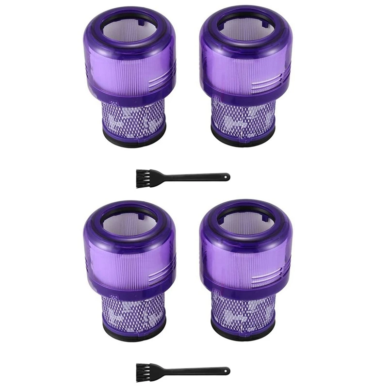 

4 Pack Vacuum Filter Replacement For Dyson V11 Sv14 Duster Washable Filter Cleaning Vacuum Cleaner Parts,Part 970013-02