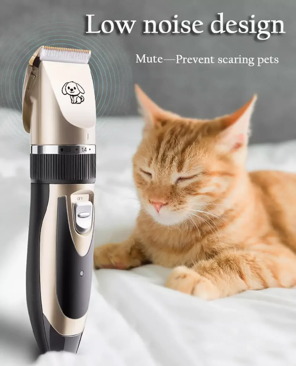 

Dog Clippers Low-noise Pet Grooming Tool Cat Animal Hair Cutter Trimmer Haircut Shave perros y gatos de pelo máquina afeitadora
