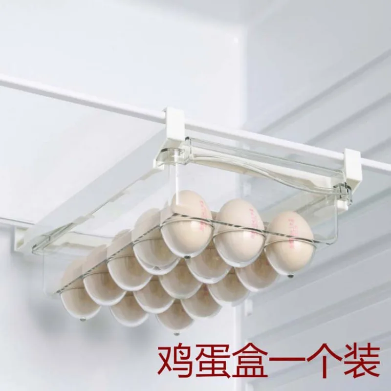 Кухонный ящик для хранения фруктов яиц пластиковый прозрачный стеллаж под