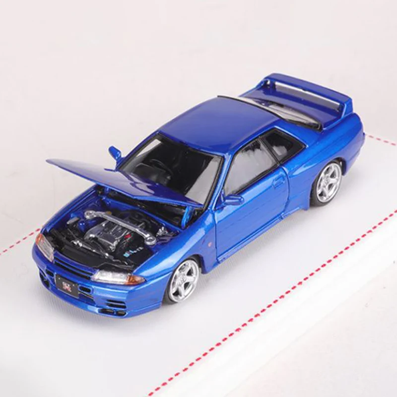 Литой Сплав фокусного расстояния масштаб 1:64 модель автомобиля Skyline GT-R R32 игрушка