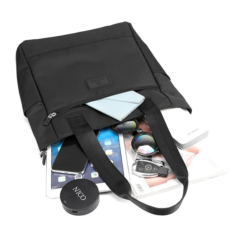 Женская вместительная сумка-тоут водонепроницаемая нейлоновая ткань