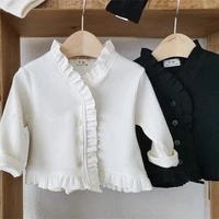 baby cardigan 2022 spring autumn cotton jackets new boys girls clothes knitwear long sleeve tops