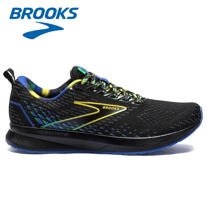 

Brooks Levitate 5 Running Shoes Trail Men Outdoor Stretch Lightweight Breathable Marathon Running Shoes Casual Jogging Sneakers