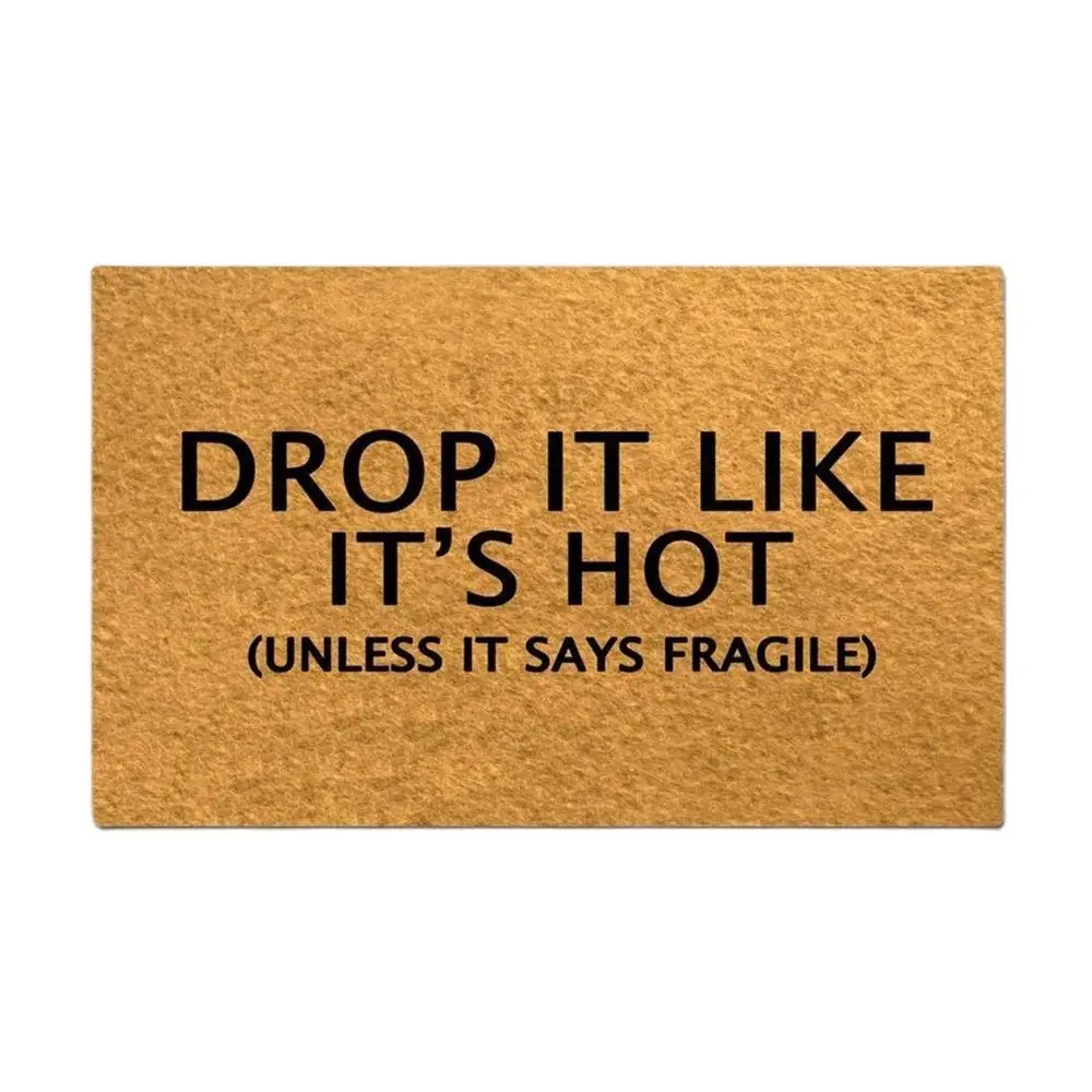 Смешной коврик капните его, как жарко (если не сказано хрупкий) коврик для улицы, крыльца, патио, праздничный Домашний Декоративный Напольный дверной коврик Смешной коврик капните его, как жарко (если не сказано хрупкий) коврик для улицы, крыльца, патио, праздничный Домашний Декоративный Напольный дверной коврик