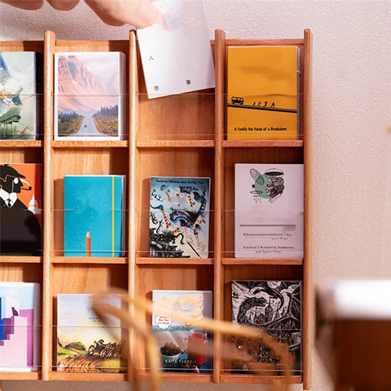 1/6 масштаб миниатюрный кукольный домик книжная полка подставка для газет мебель