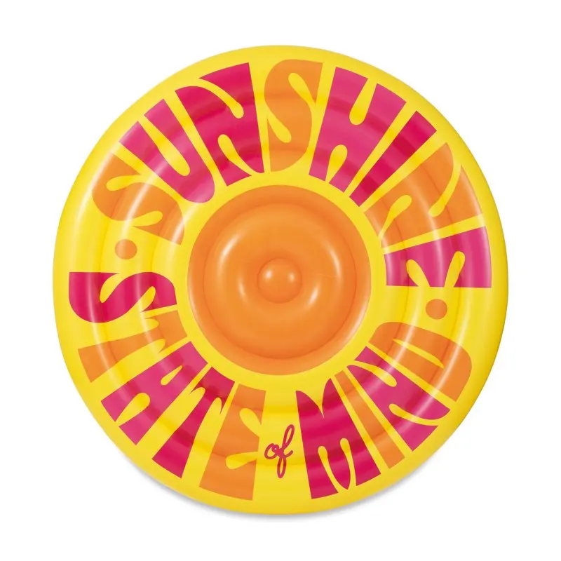 

Inflatable Sunshine Pool Float, Multicolor, for Adults, Unisex