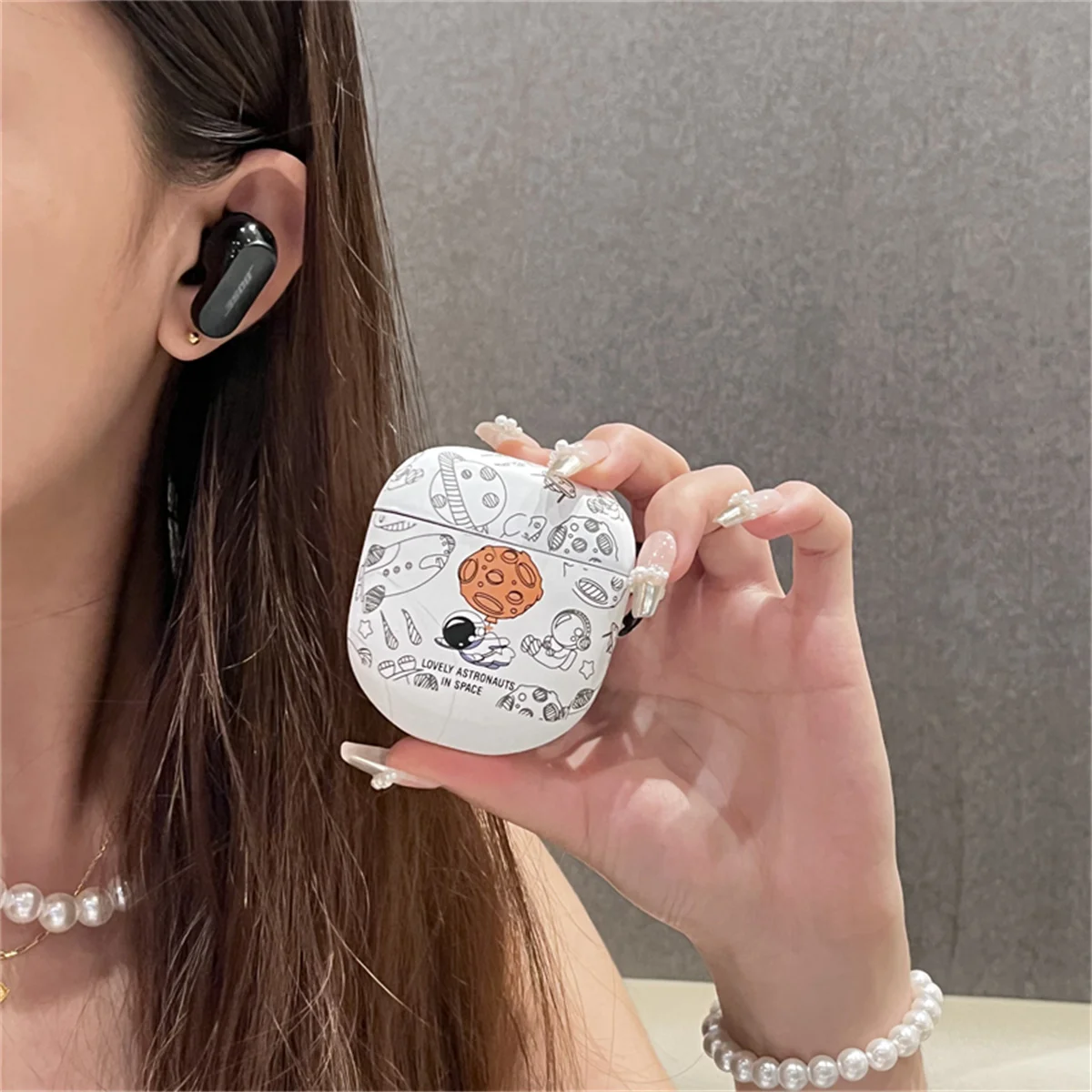 Чехол для Bose QuietComfort Earbuds II (2022) &amp Ultra (2023) симпатичный чехол наушников с