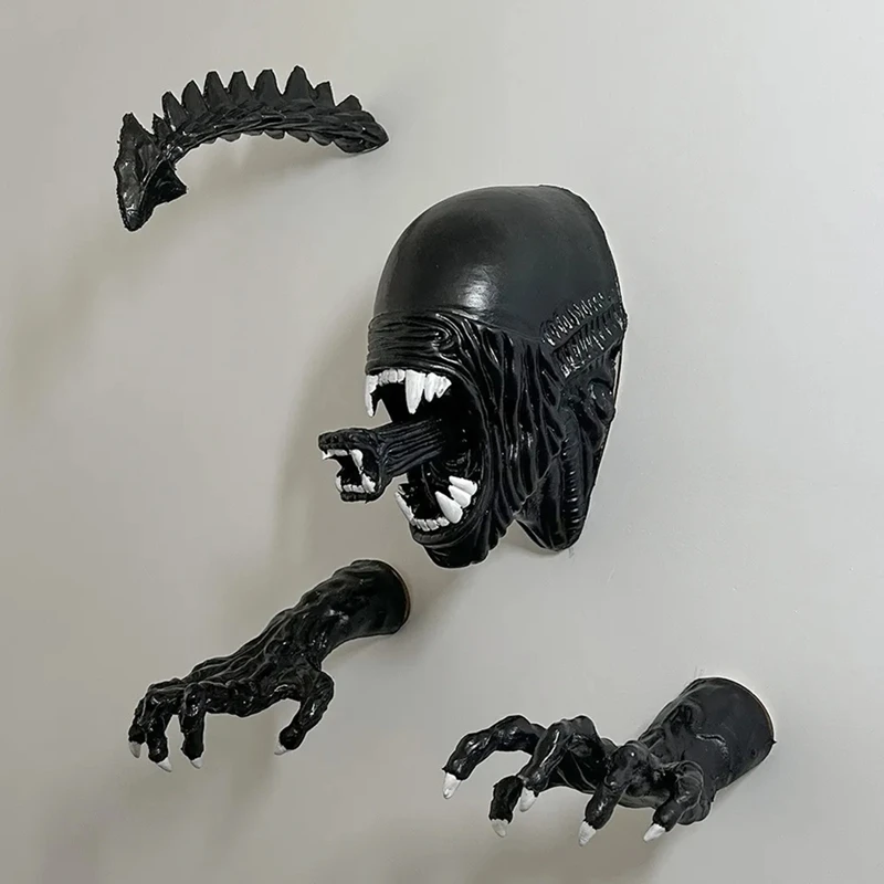 Гигантская ксеноморфная маска Xenomoprh настенная Xenomorph для лица вешалка полотенец