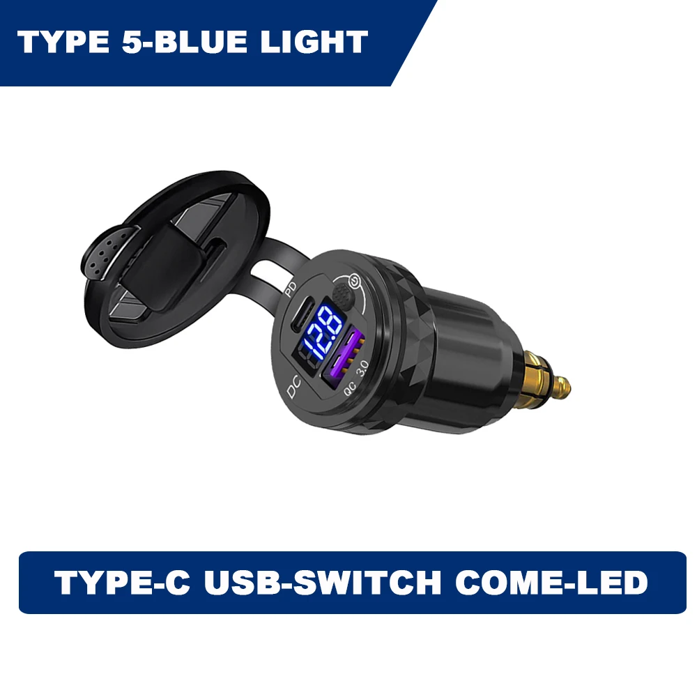 

Быстрое зарядное устройство для мотоцикла Tiger 800 900 1200, для BMW R1250GS F850 F750 F650 GS G650 K1600B K1300GT R1300GS C400GT для Ducati