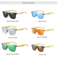 wood sunglasses men women square bamboo wooden leg sunglasses women high quality mirror square sun glasses equipment