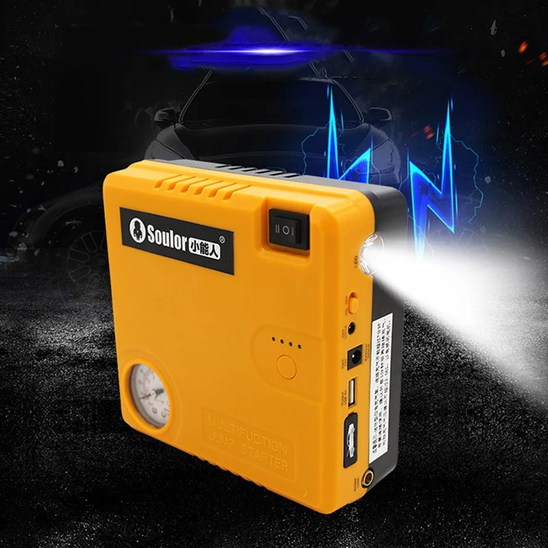 SOULOR DéMareur de Saut Voiture Портативный 12000MA 12V с аккумулятором и компрессией Dɺir avec Puissance