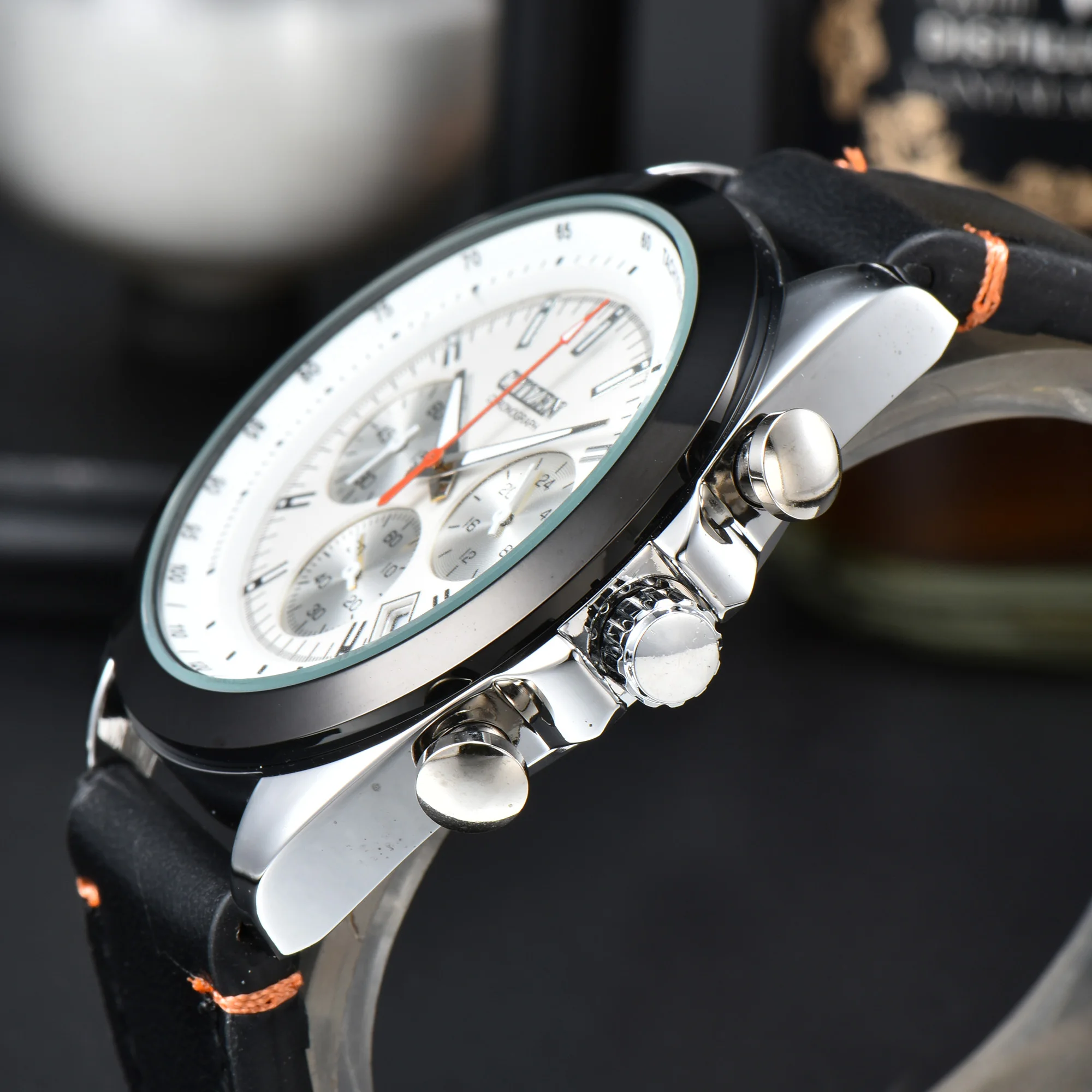 CITIZEN Watch Luxury Fashion Quartz Watch Glow Calendar Waterproof Multifunctional Watch Small Needle Work Men's Watch