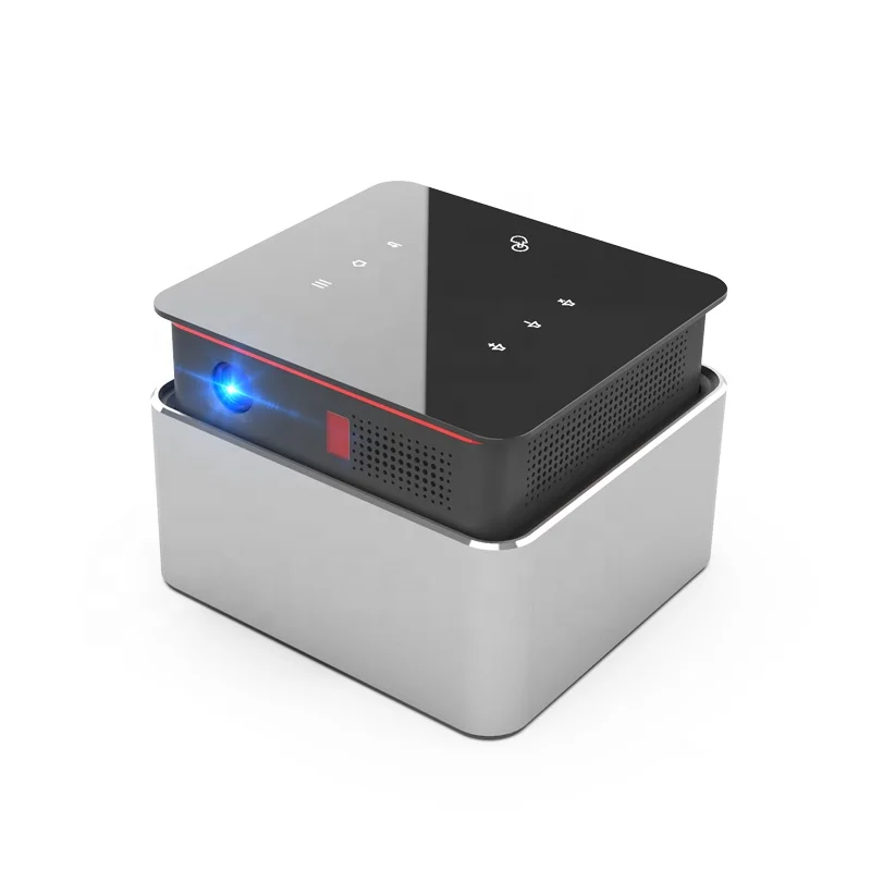 

2021 1500 Lumens Short Throw Smart Home WIFI Portable Dlp Pocket MINI Projector4K