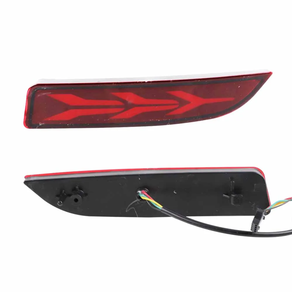 1 пара светодиодных отражателей заднего фонаря автомобильный бампер стоп-сигнал