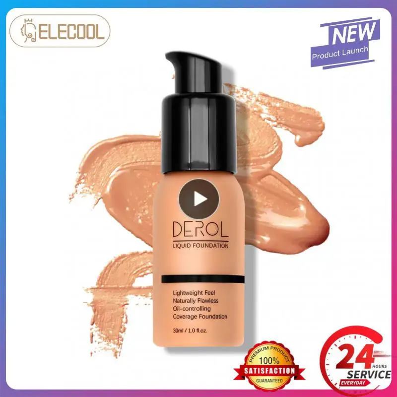 

30ML Color Changing Foundation Makeup Base Liquid Cover Concealer Longlasting Makeup Skin Care Foundation TSLM1