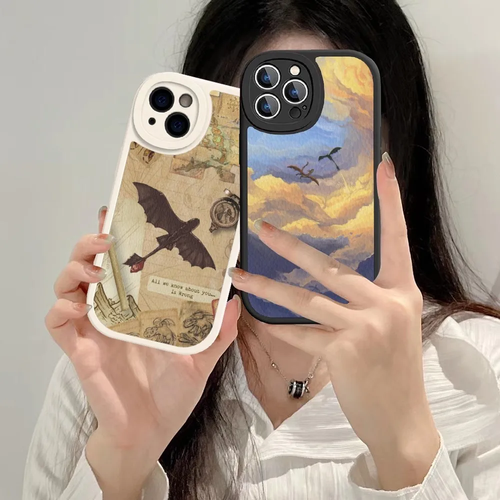 

Train You D-DragonS Phone Case Hard Leather For iPhone 14 13 12 Mini 11 14 Pro Max Xs X Xr 7 8 Plus Fundas