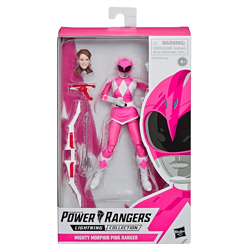 

Original Hasbro Power Rangers Lightning Collection Mighty Morphin Pink Ranger Action Figure 6Inch Pterodactyl Model Toy Boy Gift