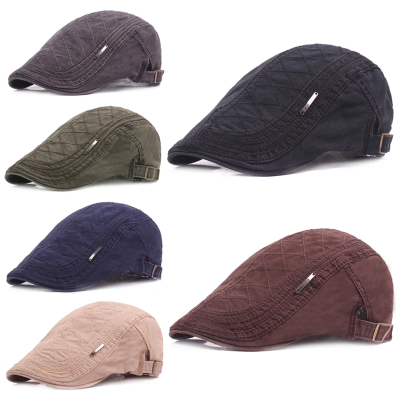 

New Men's Hat Summer Berets Caps For Men Women Casual Peaked Caps Letter Embroidery Sun Hats Casquette Cap Peaky Blinders