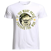 military pig soldier funny army t shirt mens 100 cotton casual t shirts loose top new