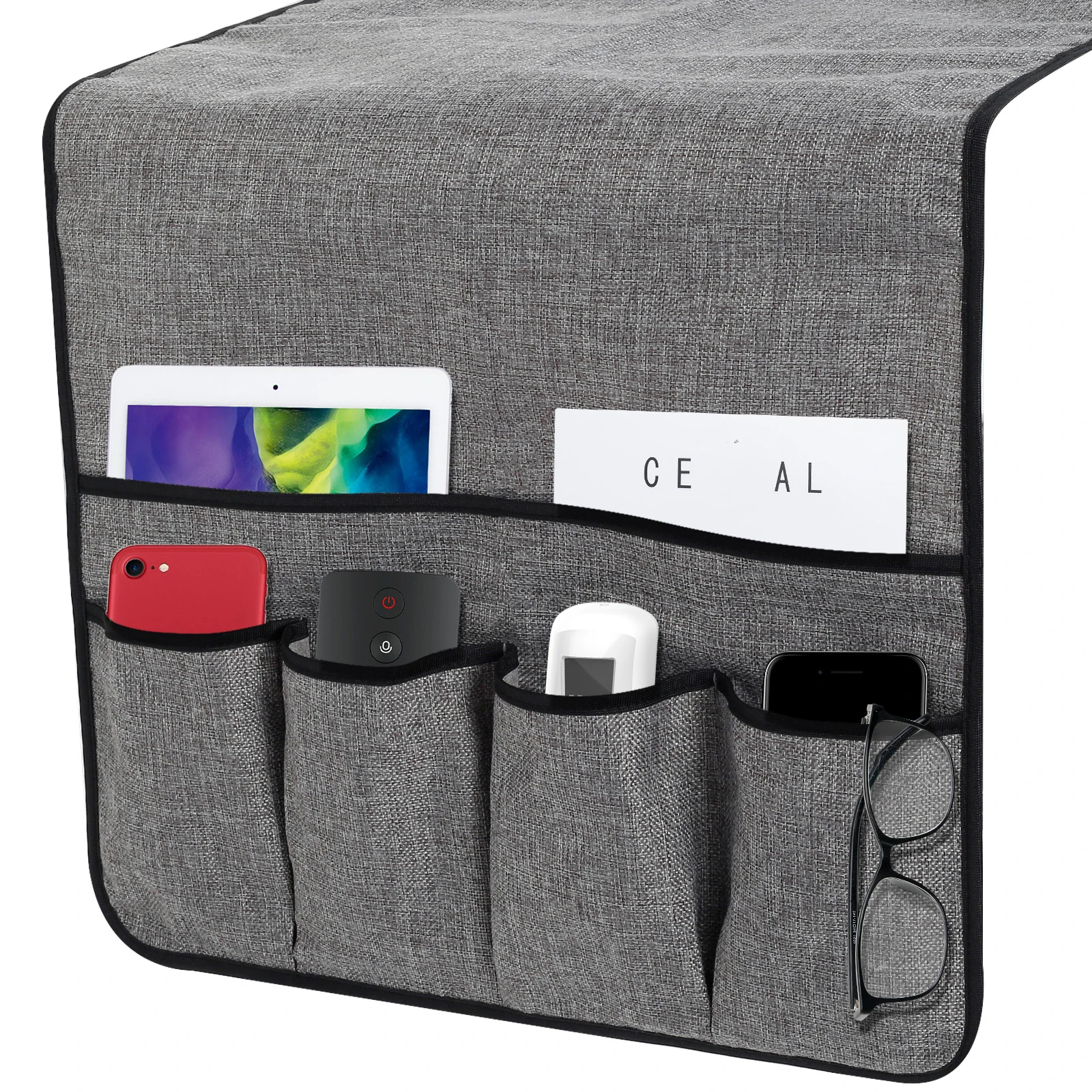 

Подлокотник для дивана, органайзер с 6 карманами, мягкая сумка для хранения стульев, нескользящий, стильный подлокотник для дивана