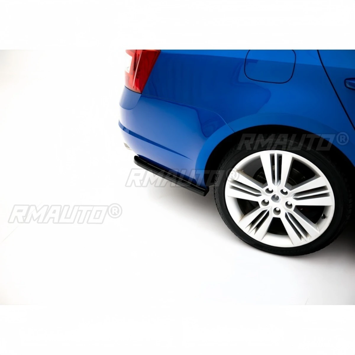 Фото Для Skoda Octavia MK3 RS хэтчбек/универсал 2013-2019: сплиттер, диффузор, спойлер, обвес, защита бампера, угловые накладки №4