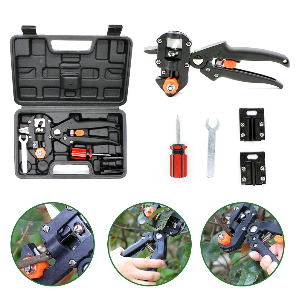 

Подрезные ножницы DELIXI ножницы для прививания, прививочная машина для фруктовых деревьев, V-образная прививочная машина в форме коробки