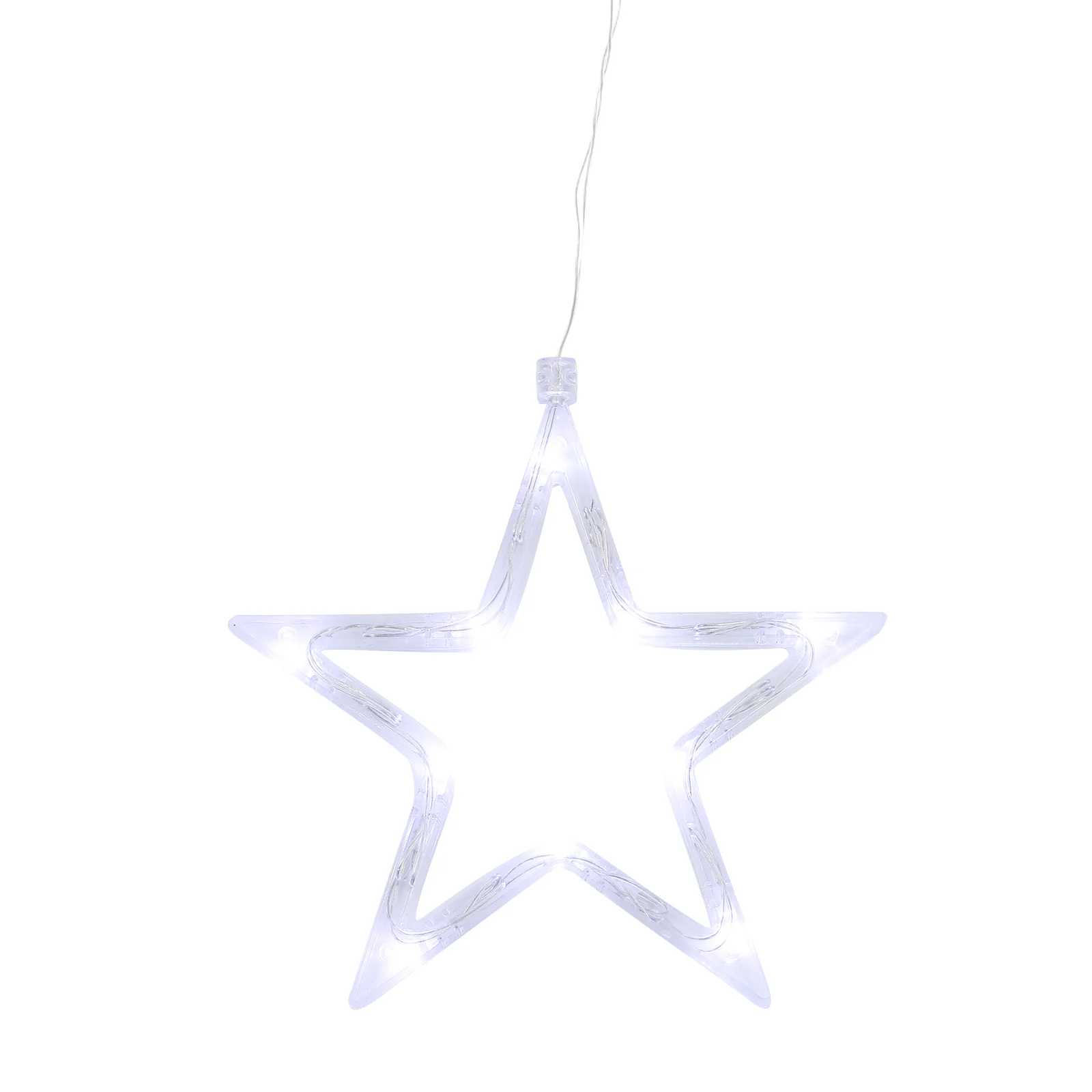 

Christmas Lights 10 LED Hanging Window Light with Suction Cup Operated Window Hanging Decor for Indoor Lighting Xmas