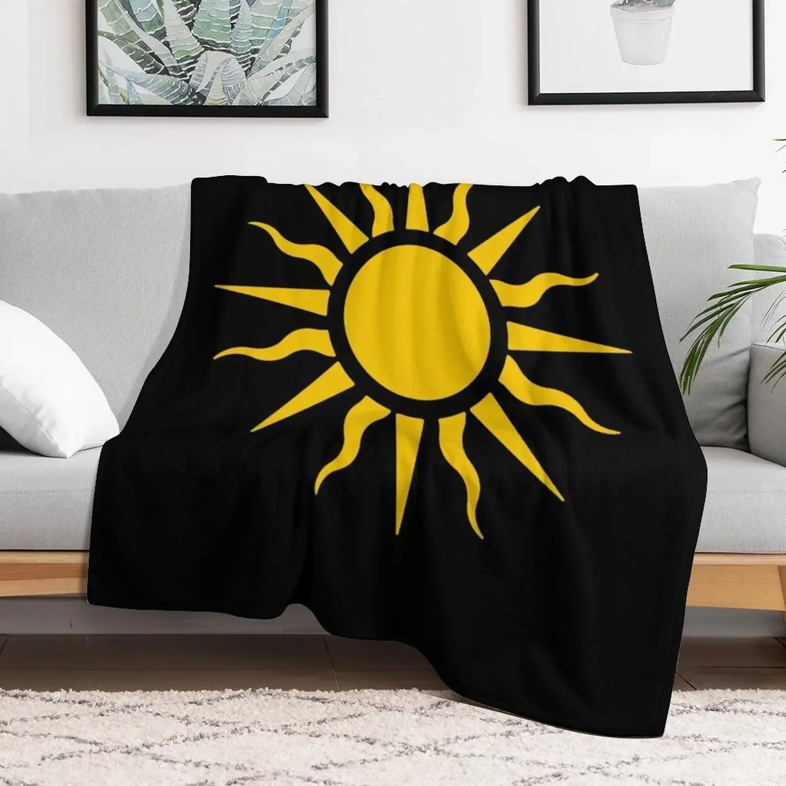 Одеяло The Great Sun of Nilfgaard (золото) Одеяла и пледы тяжелые для сна