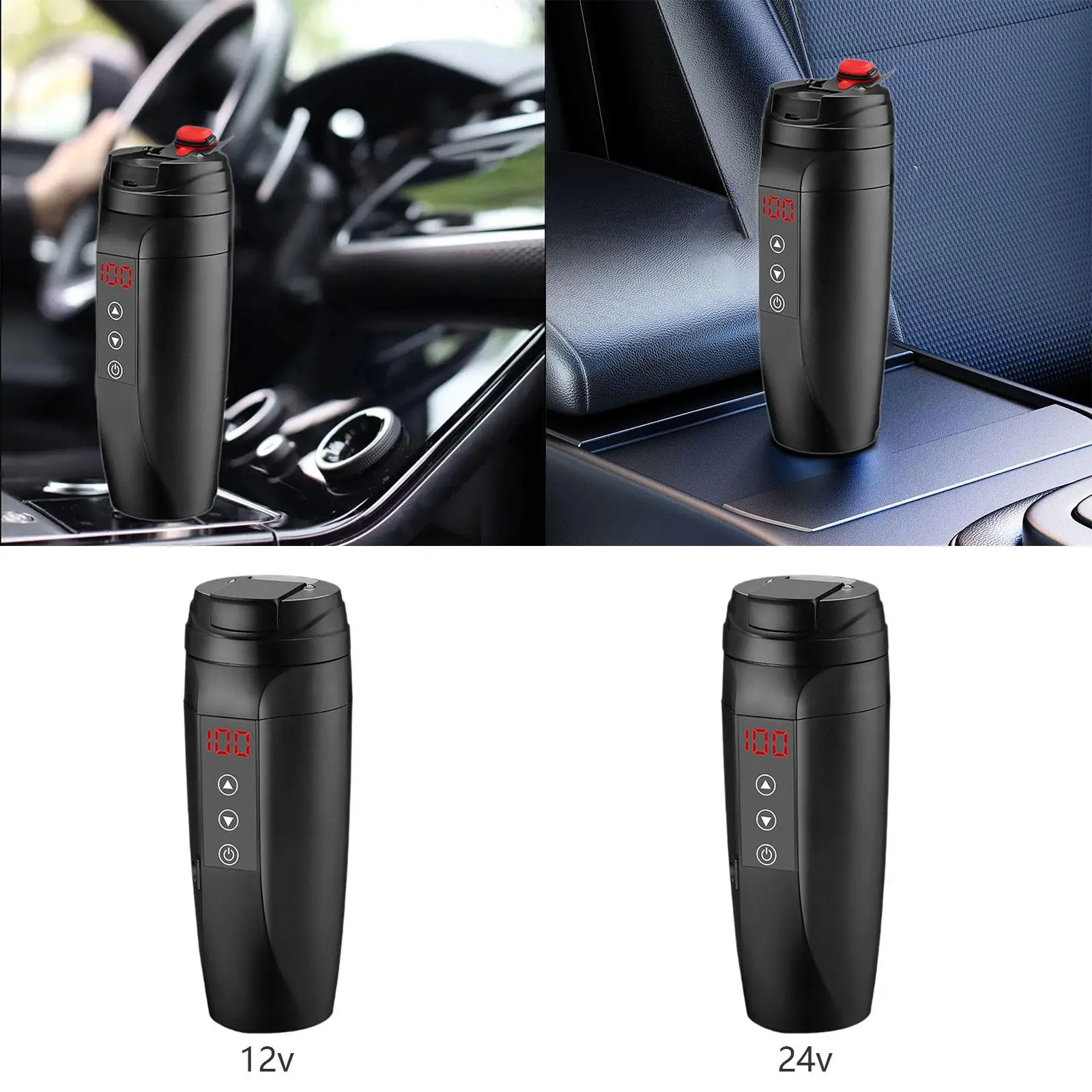 400 мл портативный автомобильный электрический чайник для быстрого кипячения