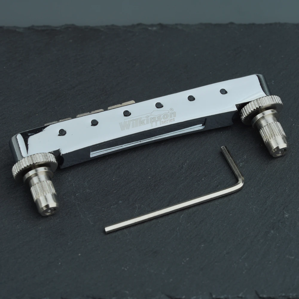Wilkinson WOGB1 Tune-a-Matic и Go-To Style Bridge из нержавеющей стали для электрогитары LP SG