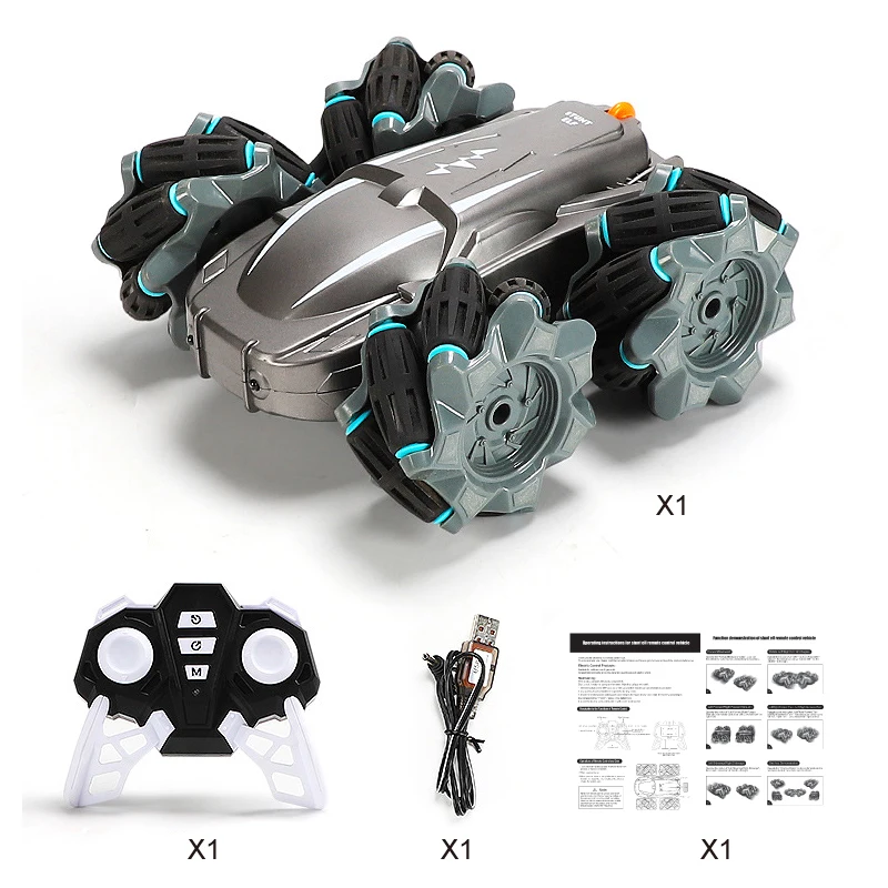 

High-Tech Remote Control Car 2.4g 360° Stunt Rc Car Double-Sided Tumbling Driving Children'S Electric Toys For Boy Gifts