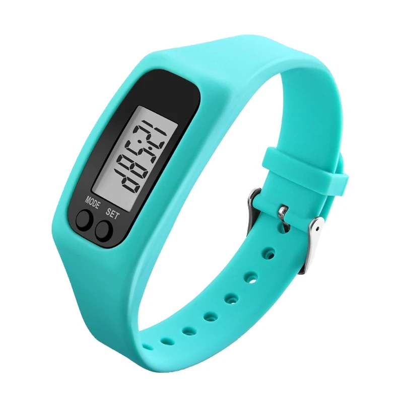 

F2TC for Smart Band Watch Pedometers Bracelet Wristband Digital LED Pedometer Distance Calorie Bracelet for Run Step Walking