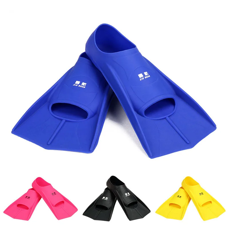 

1Pair Elastic Silicone Short Scuba Fins Anti-skid Bottom Design Diving Swimming Shose for Adult Kids Snorkeling Training WHStore