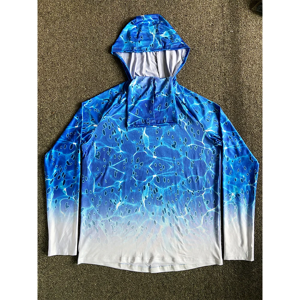 Кофта С Рыбками SPELISPOS одежда солнцезащитная с защитой от УФ-лучей UPF50 + летняя