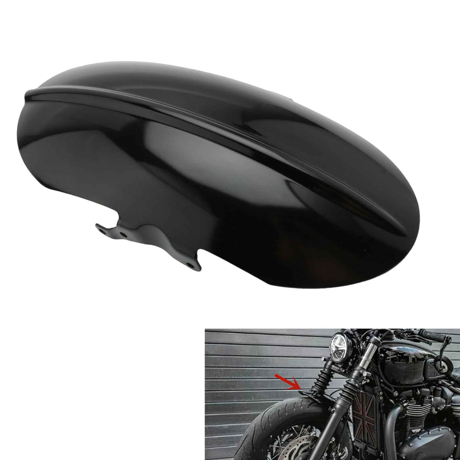 Крышка переднего брызговика мотоцикла брызговик для Triumph Bobber Bonneville Speedmaster 1200 2018