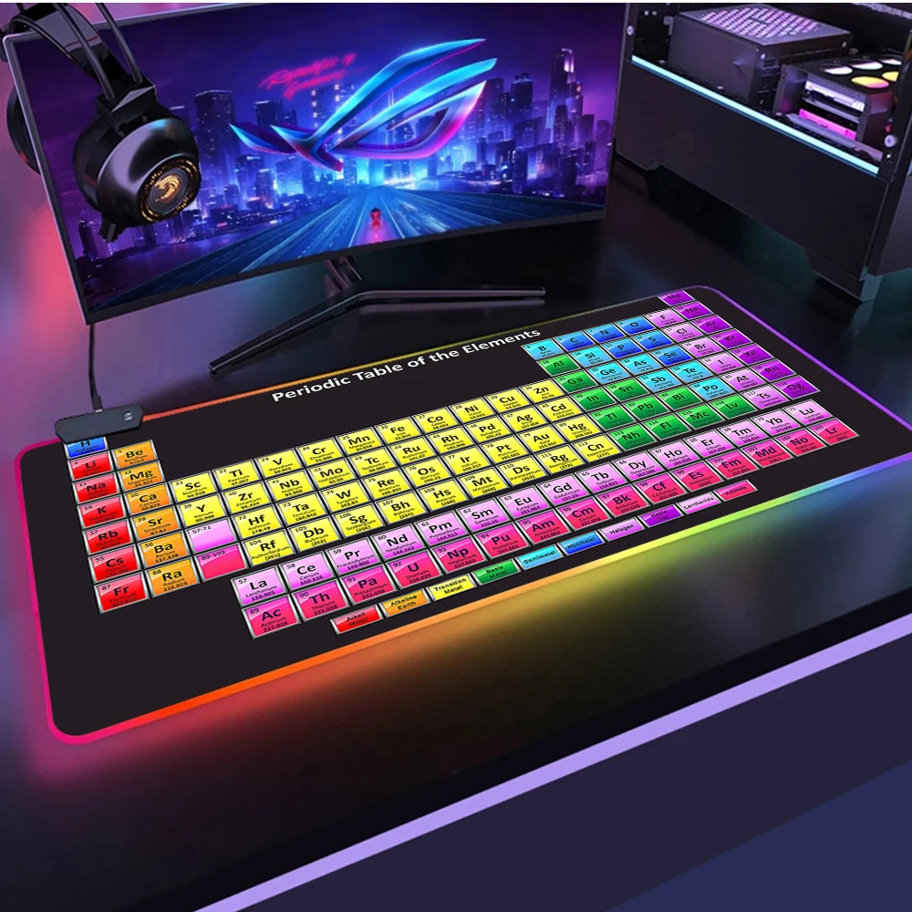 

RGB-коврик для мыши с велосипедным элементом, игровой коврик для клавиатуры и мыши, Офисный Компьютерный коврик для мыши, аксессуары для игро...