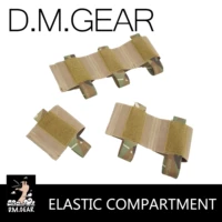 dmdear mk4 tactical chest mounted triple magazine mc camouflage velcro elastic compartment edc sub package compartment reasonabl