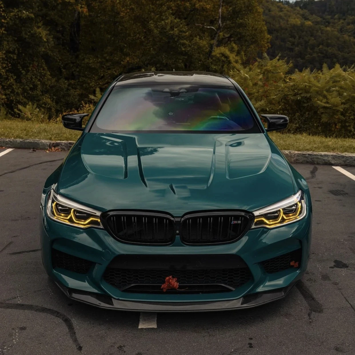 BAVISS Желтый лимонный дневной свет для BMW 5 серии 2019 G30 G31 F90 M5 Золотая модульная лампа