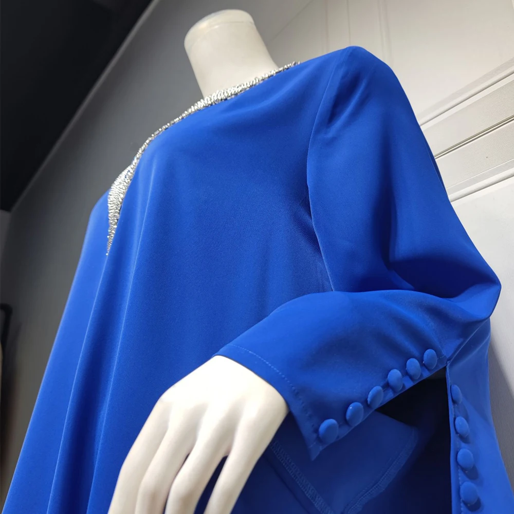 Muslim Kaftan Abaya Dress Kimono Women Dubai Turkish African Boubou Islamic Clothing Arabic Dresses Jelaba Femme Musulman