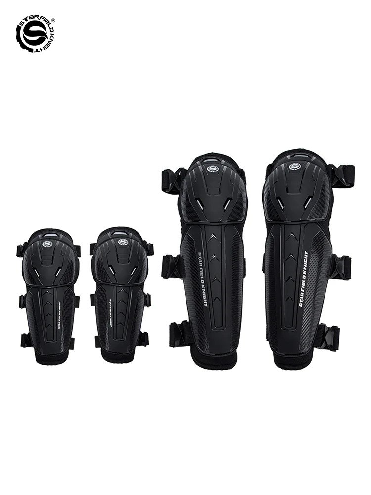 Комплект защитных налокотников для езды на мотоцикле Star Field Knight, комплект из 4 предметов, противоударное износостойкое снаряжение для езды на велосипеде