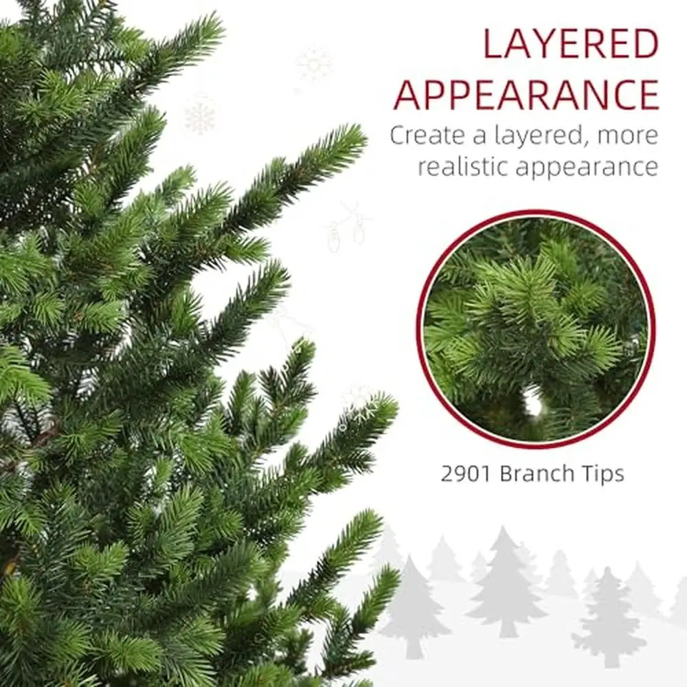 Реалистичная кедровая рождественская елка высотой 7 5 футов 2901 с наконечниками