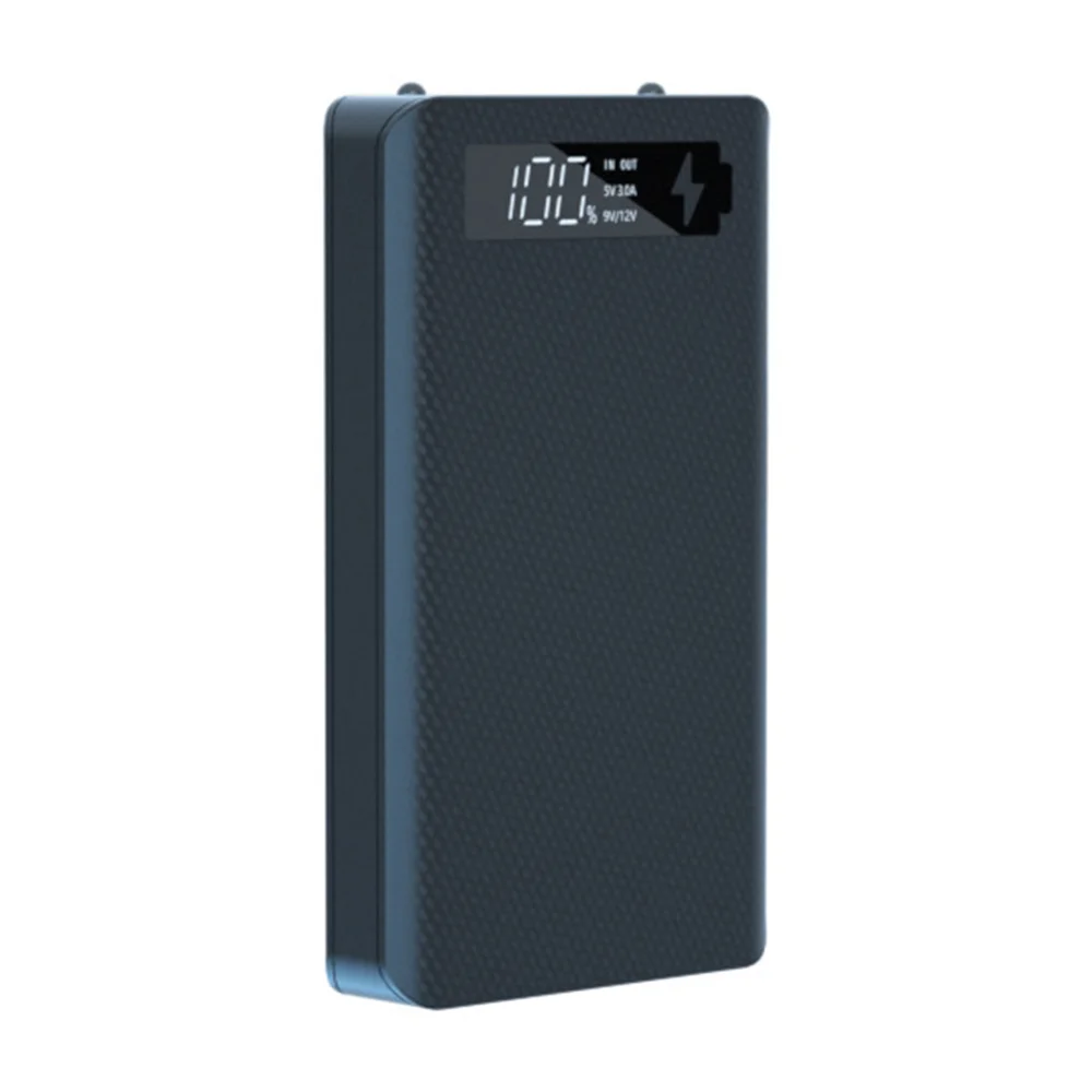 Фото ZDH 6X18650 Зарядное устройство Чехол Power Bank 18650 Зарядное устройство для зарядки мобильного телефона, стандартная зарядка, черный №2