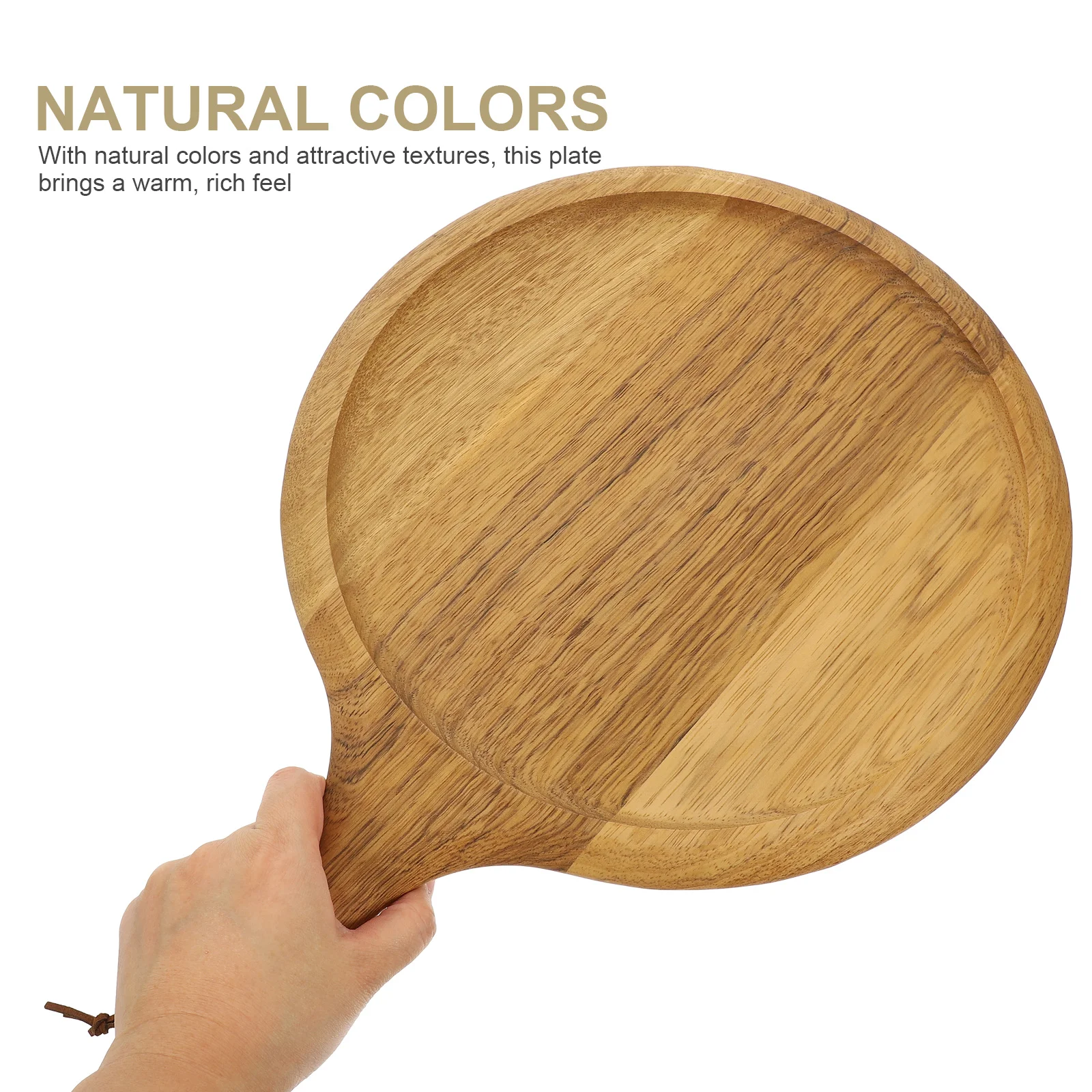 

Board Cutting Wooden Pizza Wood Serving Paddle Chopping Tray Kitchen Peel Round Boards Cheese Plates Bakers Dinner Bread Platter