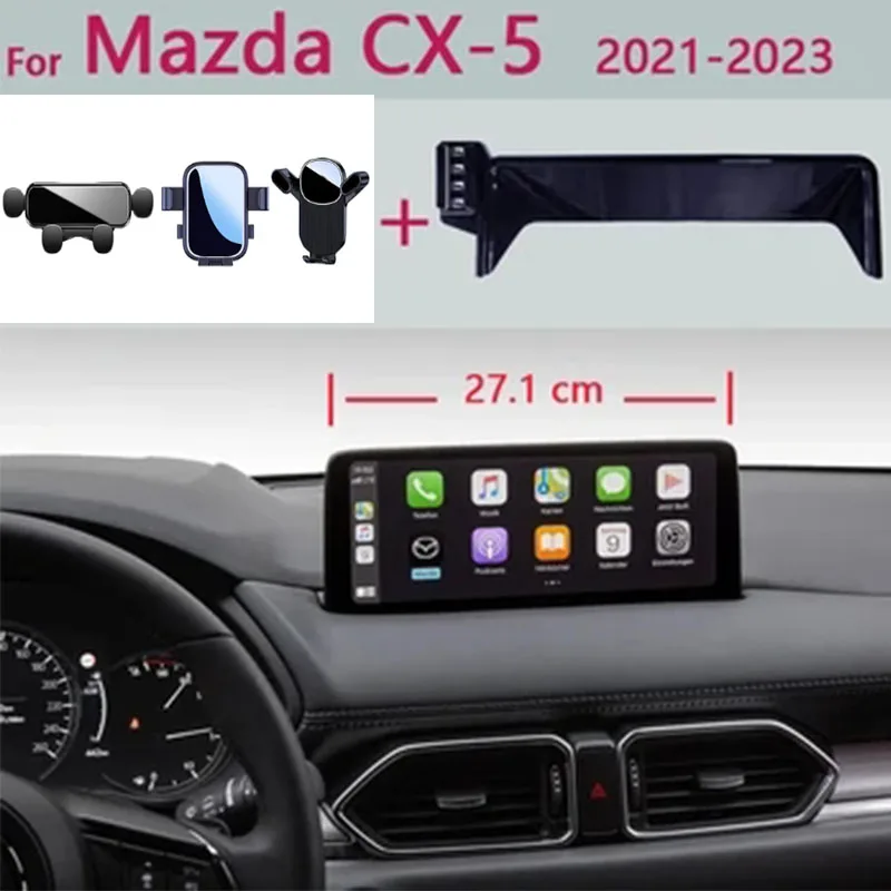 Автомобильный держатель телефона для Mazda CX5 CX-5 2021 2022 2023 10 3-дюймовый экран с